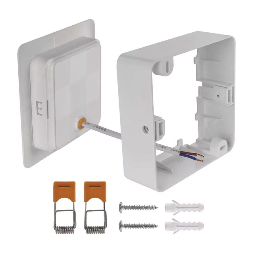 Стельовий LED світильник LED/9W/230V 12x12 см білий