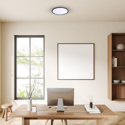 Стельовий LED світильник MAQ LED/32W/230V 3000/4000/6500K IP40 чорний
