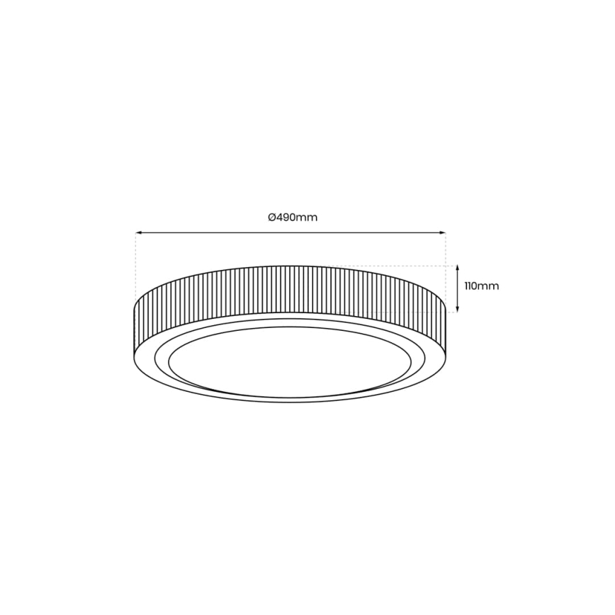 Стельовий LED світильник MIRI LED/34W/230V діаметр 49 см