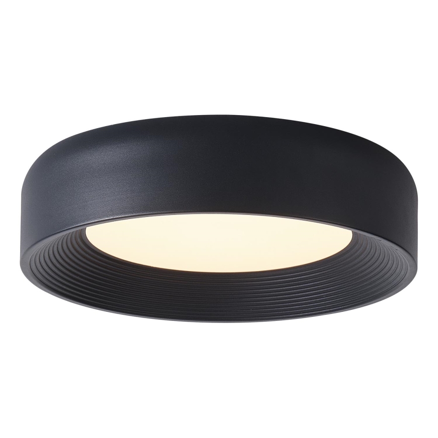 Стельовий LED світильник MOONLIGHT LED/30W/230V 3000K чорний діаметр 40 см