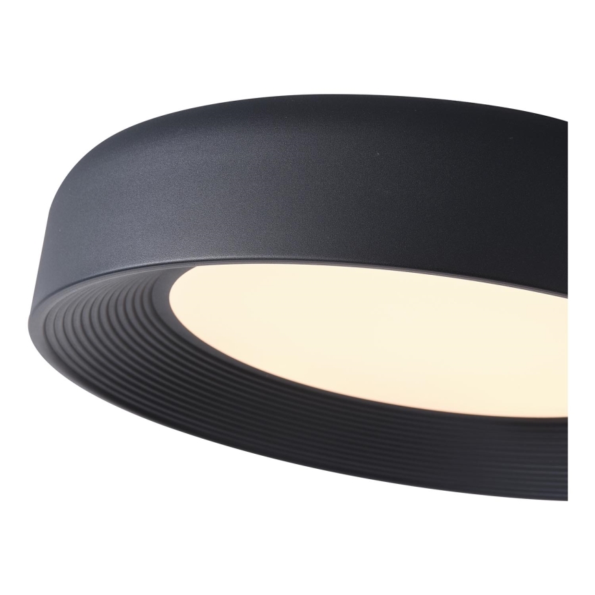 Стельовий LED світильник MOONLIGHT LED/40W/230V 3000K чорний діаметр 50 см