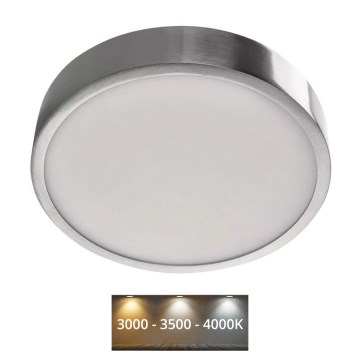 Стельовий LED світильник NEXXO LED/21W/230V 3000/3500/4000K діаметр 22,5 см глянцевий хром