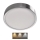 Стельовий LED світильник NEXXO LED/21W/230V 3000/3500/4000K діаметр 22,5 см глянцевий хром