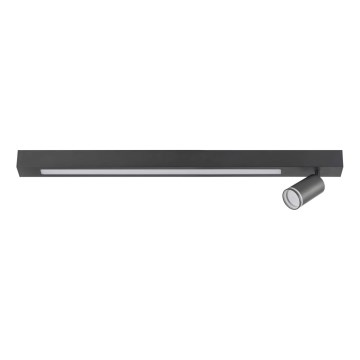 Стельовий LED світильник PARIS LED/24W/230V + 1xGU10/10W чорний
