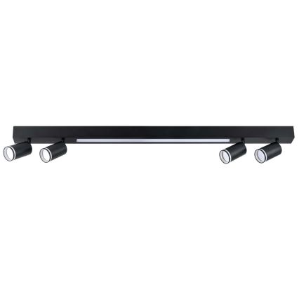 Стельовий LED світильник PARIS LED/24W/230V + 4xGU10/10W чорний