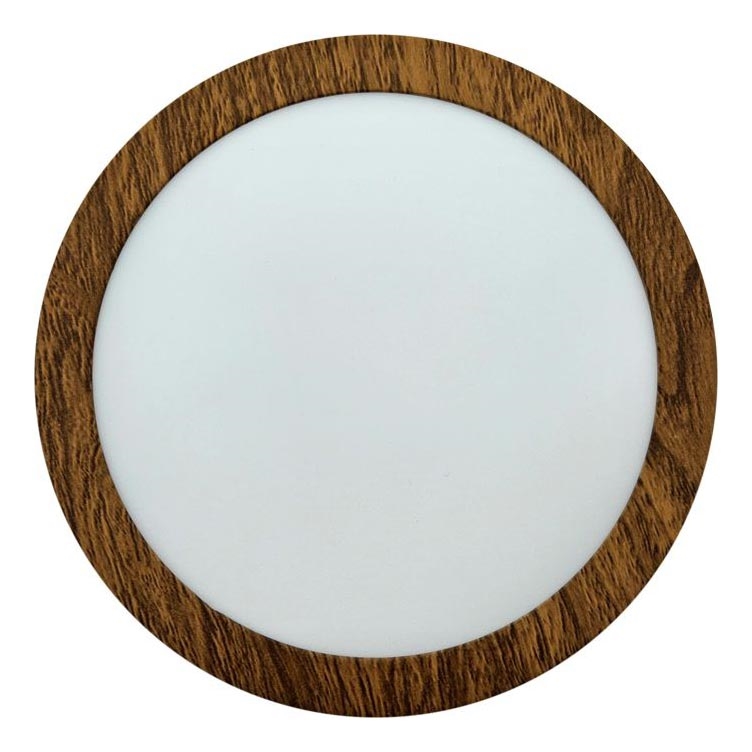 Стельовий LED світильник RING LED/12W/230V 4200K діаметр 16 см коричневий