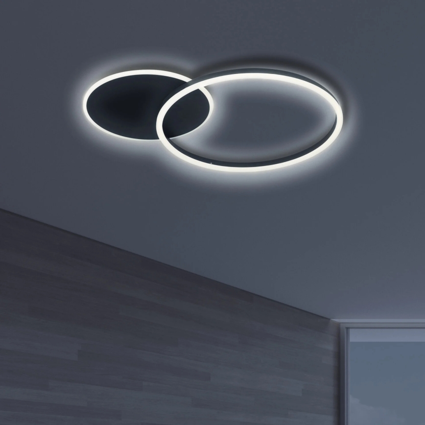 Стельовий LED світильник ROMAN LED/33W/230V 4000K чорний