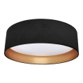 Стельовий LED світильник RONDO LED/18W/230V чорний