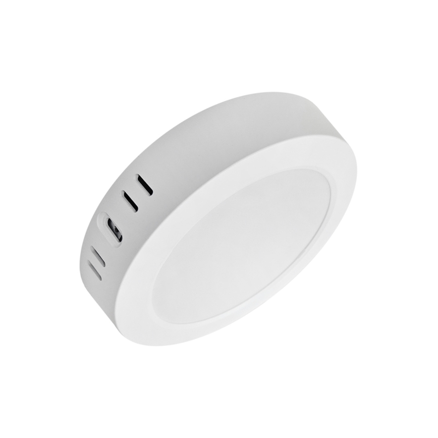 Стельовий LED світильник ROUND LED/12W/230V 4000K діаметр 16,7 см білий