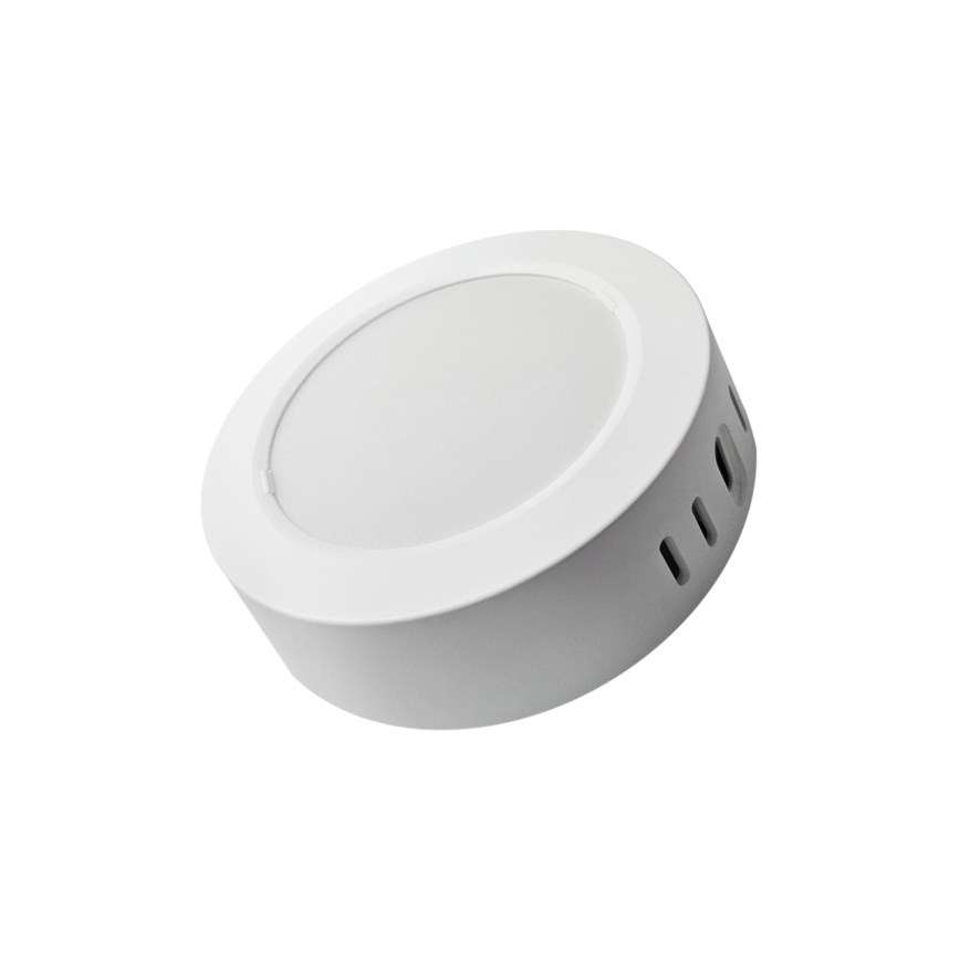 Стельовий LED світильник ROUND LED/6W/230V 4000K діаметр 12,1 см білий