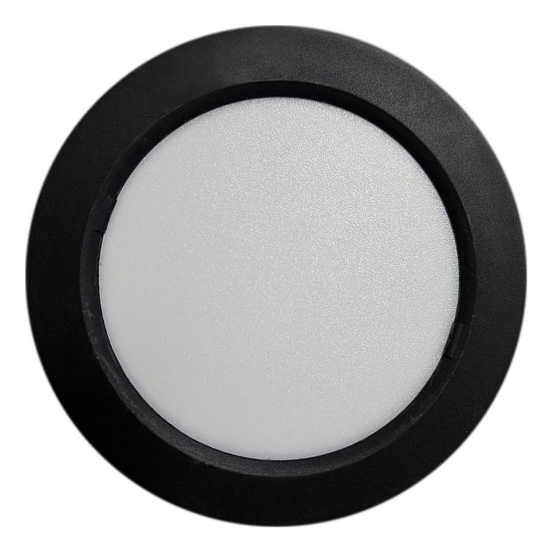 Стельовий LED світильник ROUND LED/6W/230V 4000K діаметр 12,1 см чорний
