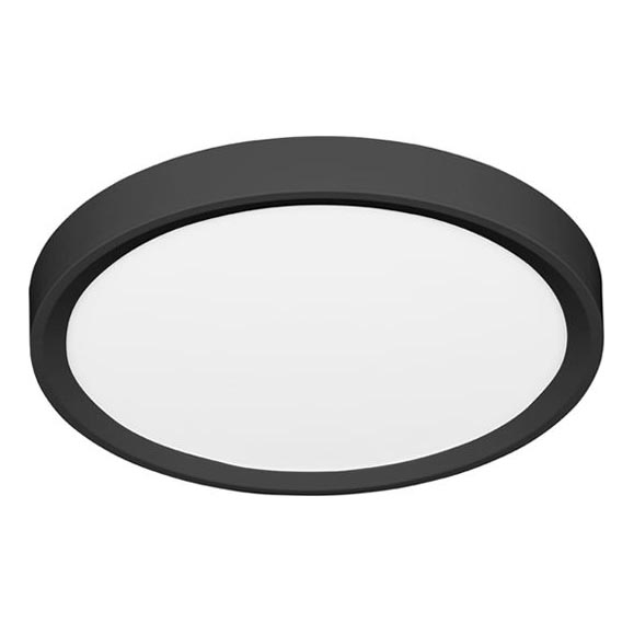 Стельовий LED світильник SALY LED/32W/230V 3000/4000/6000K діаметр 40 см IP40 чорний