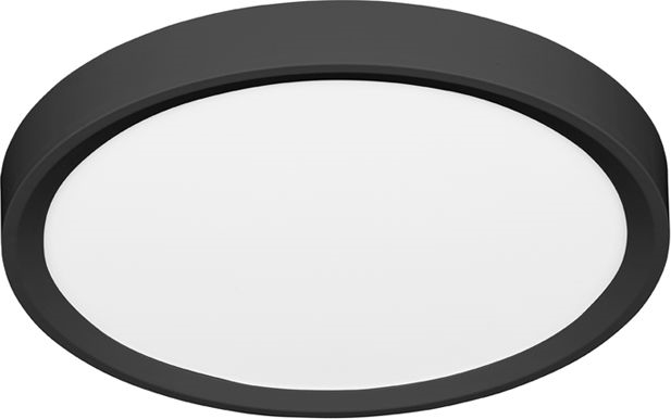 Стельовий LED світильник SALY LED/40W/230V 3000/4000/6000K діаметр 50 см IP40 чорний