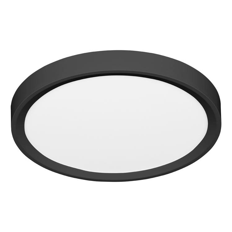 Стельовий LED світильник SALY LED/50W/230V 3000/4000/6000K діаметр 60 см IP40 чорний