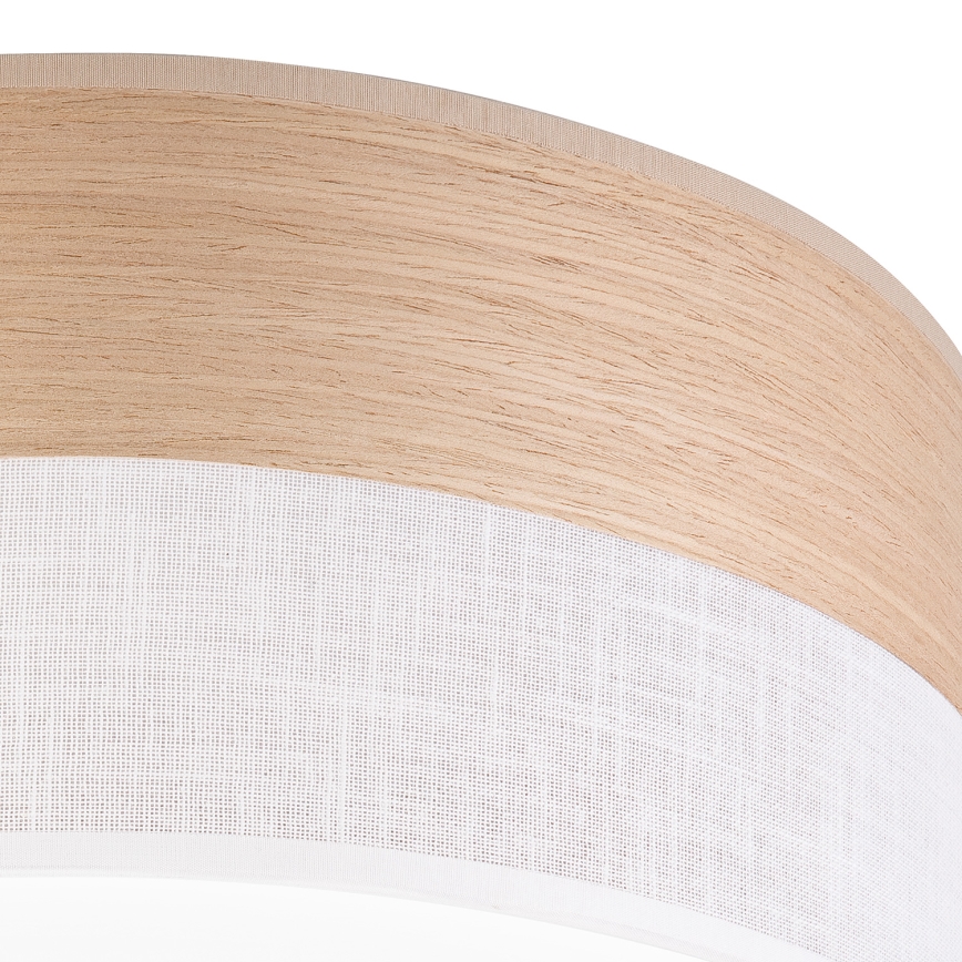 Стельовий LED світильник SIRJA WOOD LED/20W/230V діаметр 35 см білий/дуб