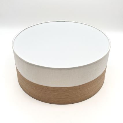 Стельовий LED світильник SIRJA WOOD LED/20W/230V діаметр 35 см білий/дуб