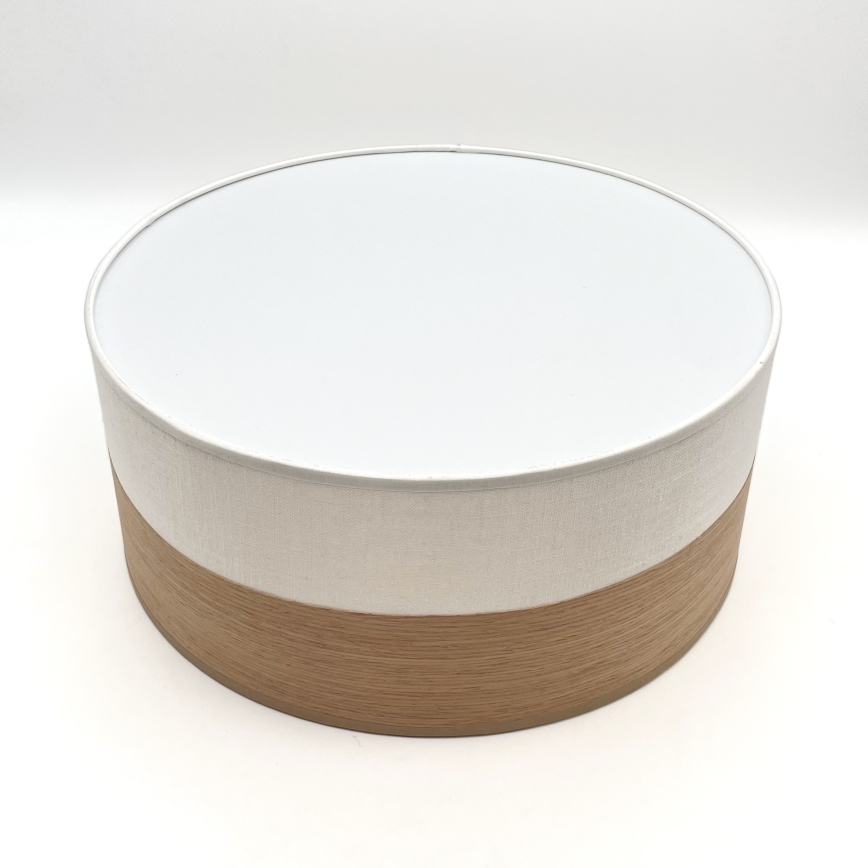 Стельовий LED світильник SIRJA WOOD LED/20W/230V діаметр 35 см білий/дуб