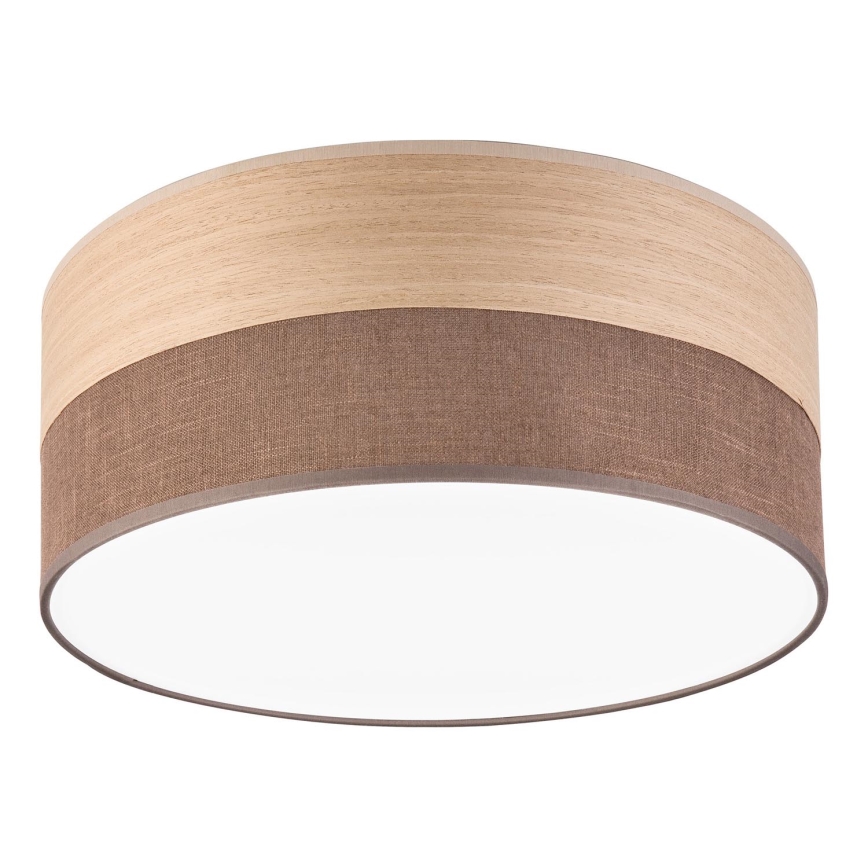 Стельовий LED світильник SIRJA WOOD LED/20W/230V діаметр 35 см коричневий/дуб