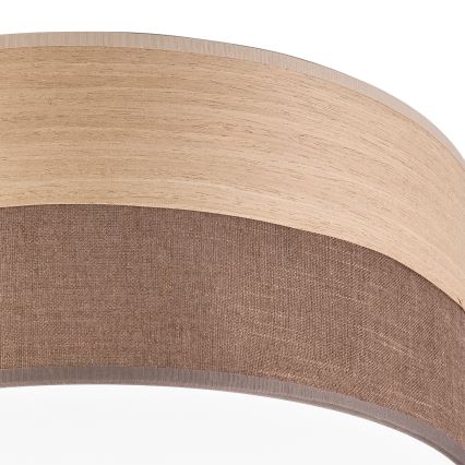 Стельовий LED світильник SIRJA WOOD LED/20W/230V діаметр 35 см коричневий/дуб