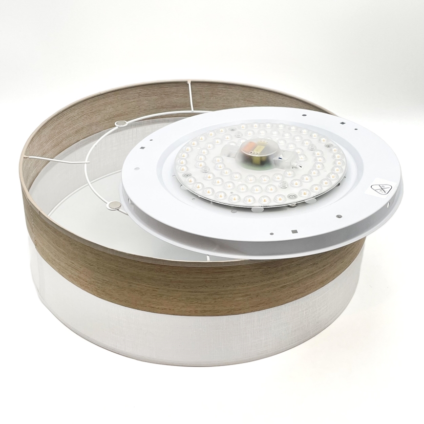 Стельовий LED світильник SIRJA WOOD LED/36W/230V діаметр 45 см білий/дуб