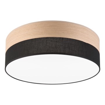 Стельовий LED світильник SIRJA WOOD LED/36W/230V діаметр 45 см чорний/дуб
