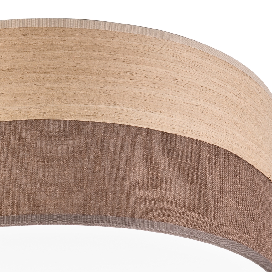 Стельовий LED світильник SIRJA WOOD LED/36W/230V діаметр 45 см коричневий/дуб