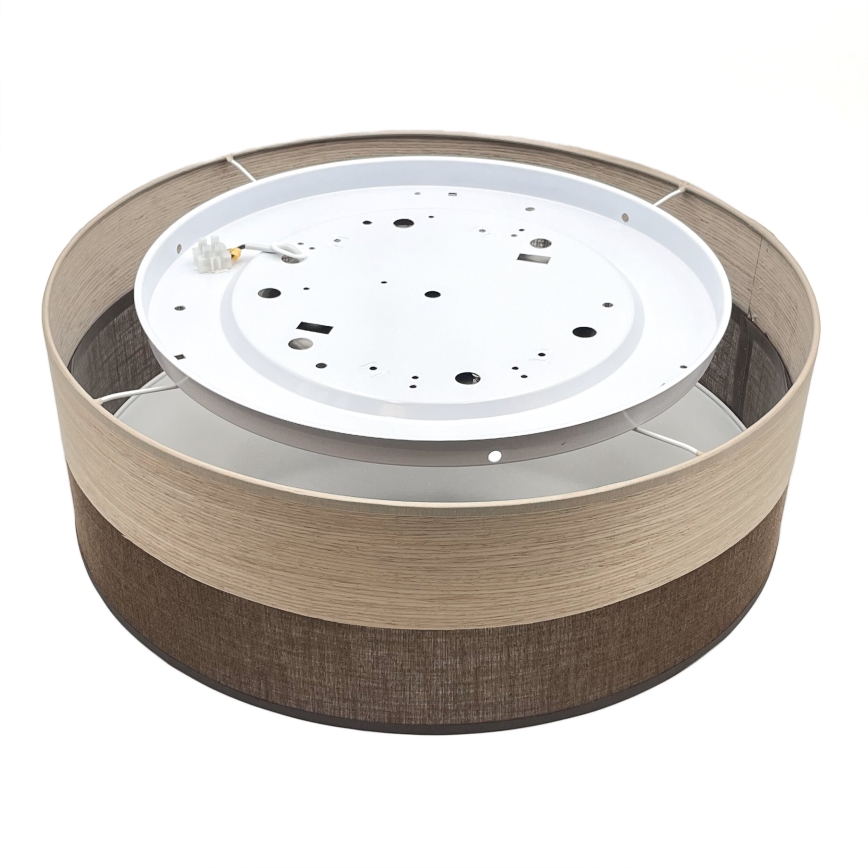 Стельовий LED світильник SIRJA WOOD LED/36W/230V діаметр 45 см коричневий/дуб