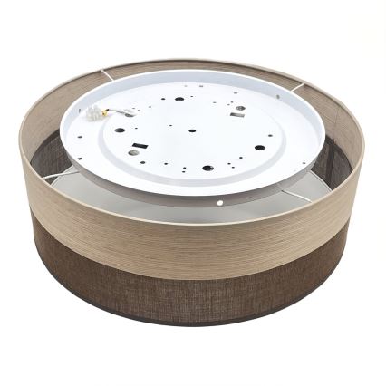 Стельовий LED світильник SIRJA WOOD LED/36W/230V діаметр 45 см коричневий/дуб