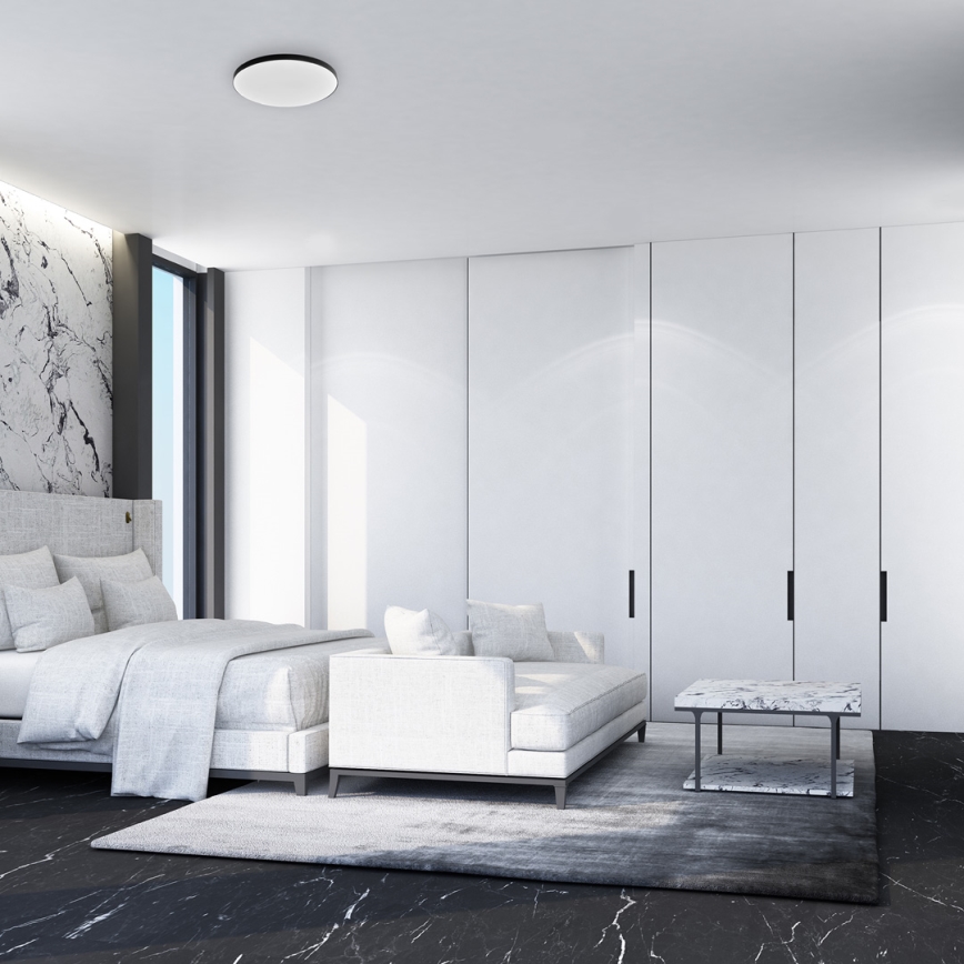 Стельовий LED світильник SLIMI LED/18W/230V IP40 чорний