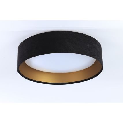 Стельовий LED світильник з регулюванням яскравості SMART GALAXY LED/36W/230V  ⌀  55 см 2700-6500K Wi-Fi Tuya чорний/золотий + дистанційне керування