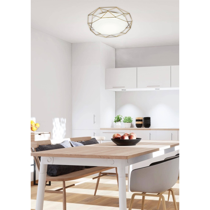 Стельовий LED світильник SVEN LED/24/230V золотий