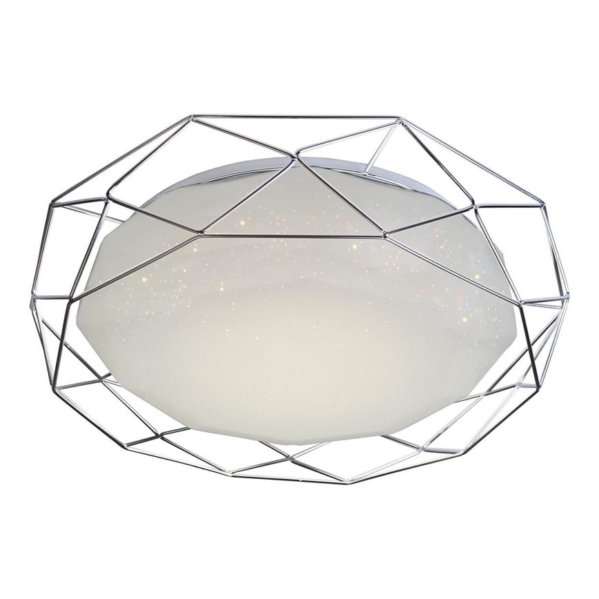 Стельовий LED світильник SVEN LED/24W/230V діаметр 43 см глянцевий хром
