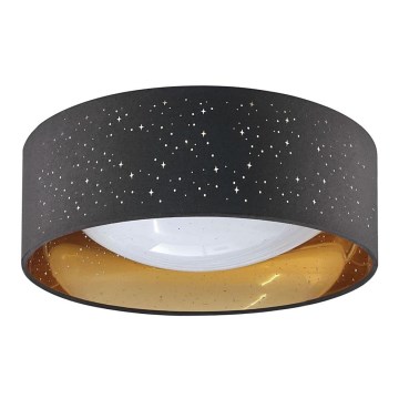 Стельовий LED світильник TULUZA LED/18W/230V діаметр 32 см чорний