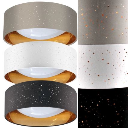 Стельовий LED світильник TULUZA LED/18W/230V діаметр 32 см чорний