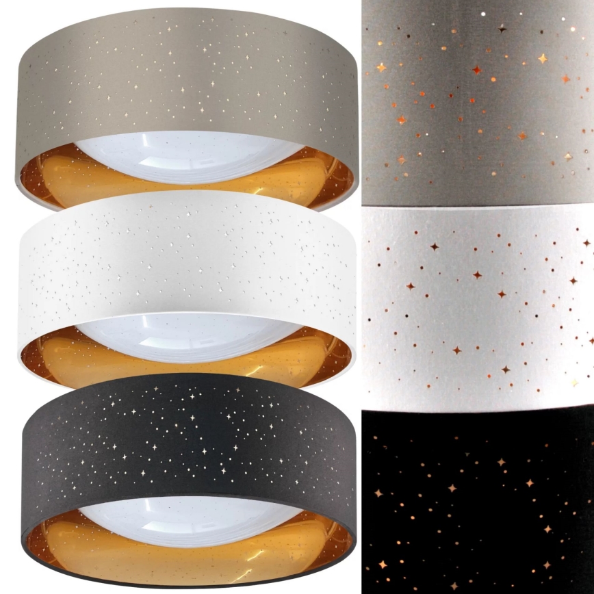 Стельовий LED світильник TULUZA LED/18W/230V діаметр 32 см чорний