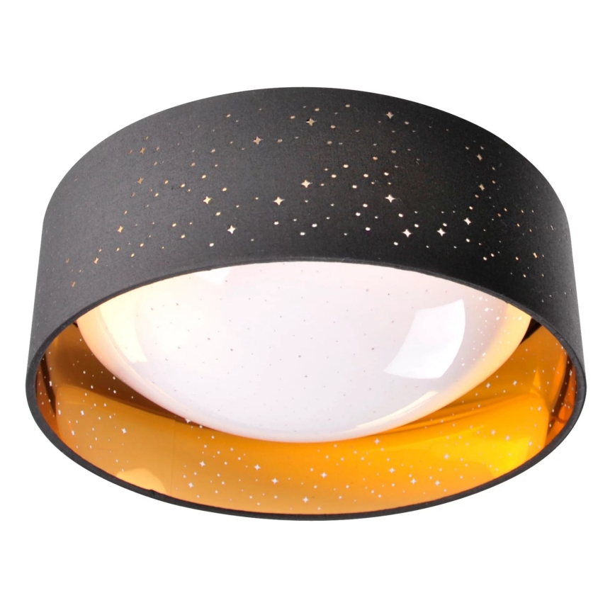 Стельовий LED світильник TULUZA LED/18W/230V діаметр 32 см чорний