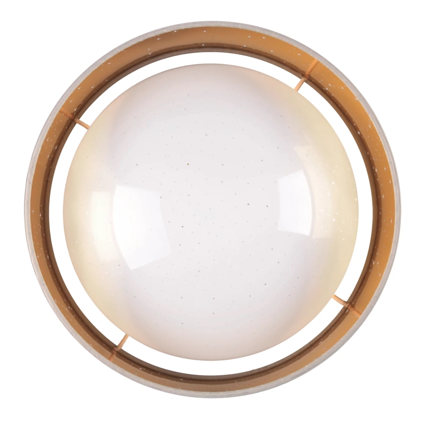 Стельовий LED світильник TULUZA LED/18W/230V діаметр 32 см коричневий