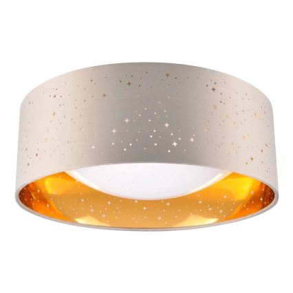 Стельовий LED світильник TULUZA LED/18W/230V діаметр 32 см коричневий