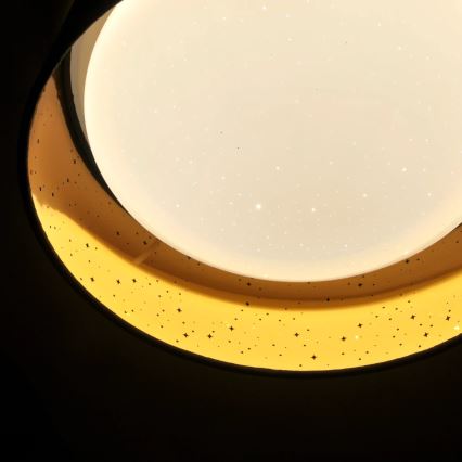 Стельовий LED світильник TULUZA LED/18W/230V діаметр 32 см коричневий