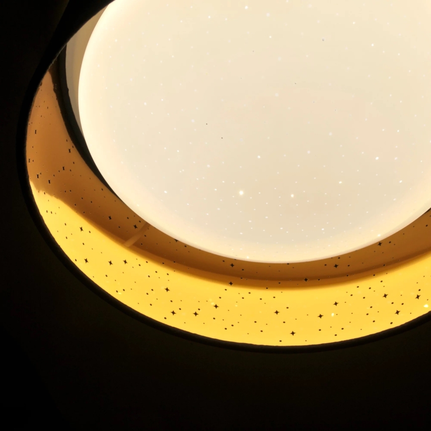 Стельовий LED світильник TULUZA LED/18W/230V діаметр 32 см коричневий