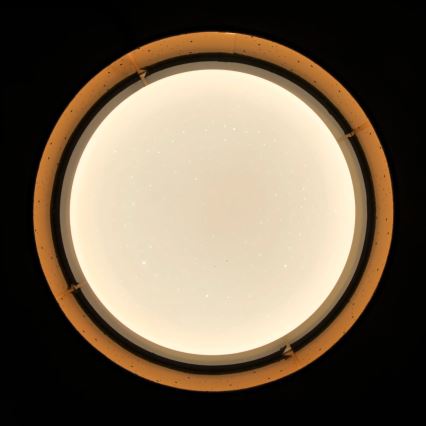 Стельовий LED світильник TULUZA LED/18W/230V діаметр 32 см коричневий