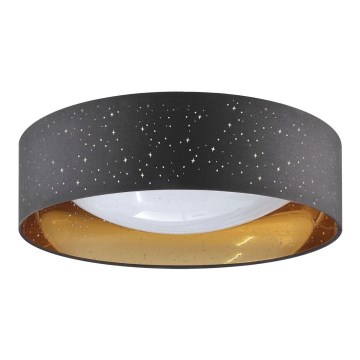 Стельовий LED світильник TULUZA LED/24W/230V діаметр 40 см чорний