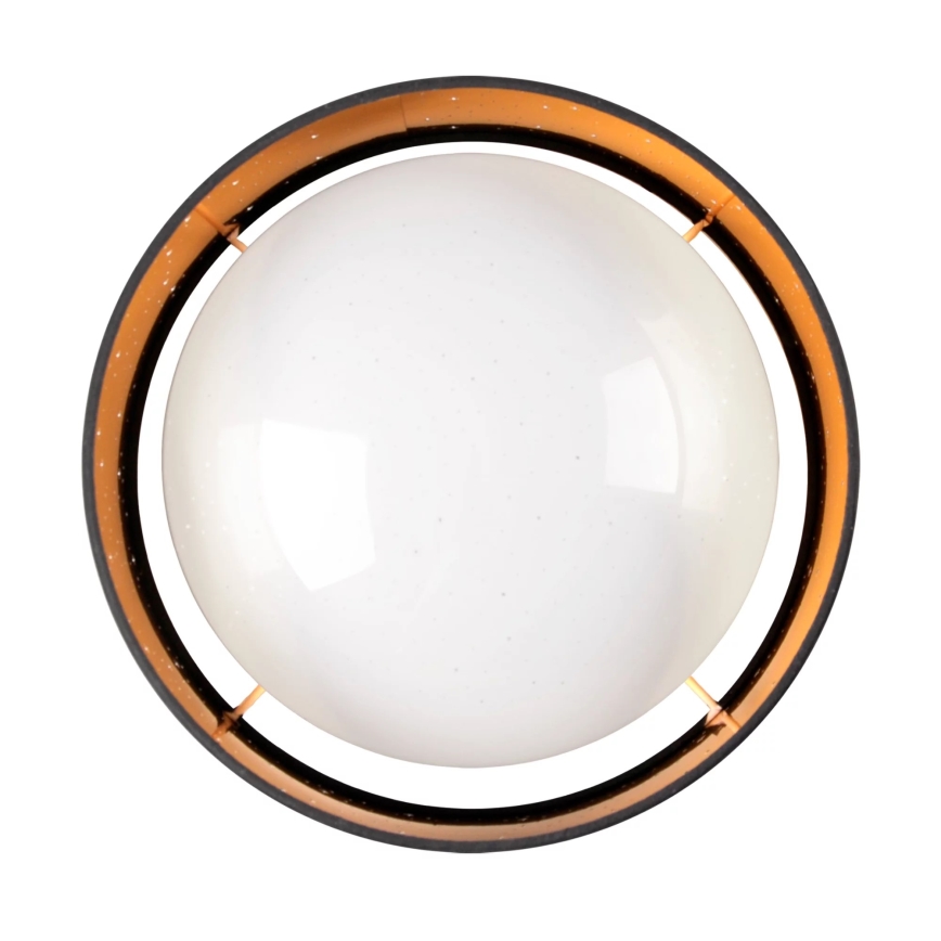 Стельовий LED світильник TULUZA LED/24W/230V діаметр 40 см чорний