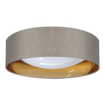Стельовий LED світильник TULUZA LED/24W/230V діаметр 40 см коричневий