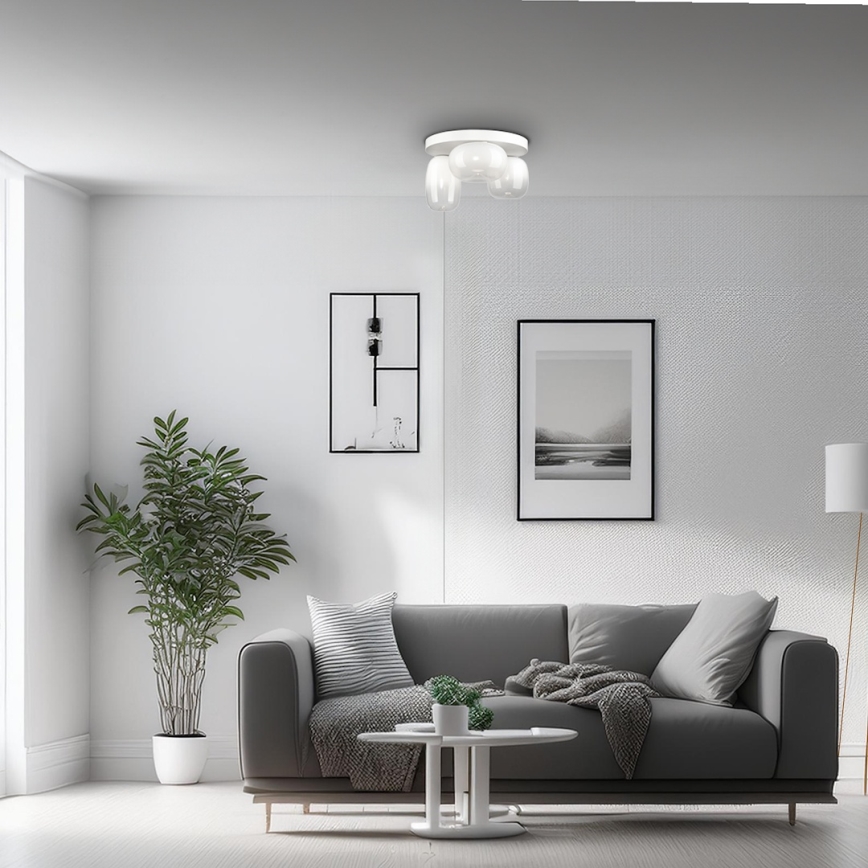 Стельовий LED світильник VASO LED/12W/230V діаметр 42 см білий