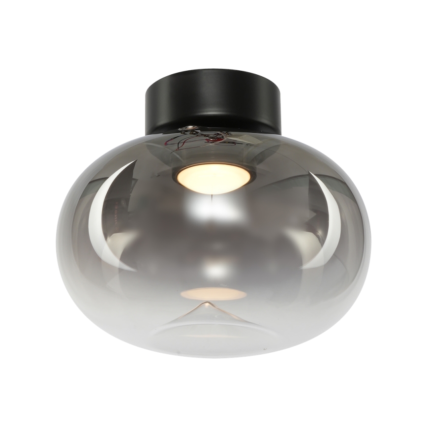 Стельовий LED світильник VASO LED/4W/230V діаметр 18 см димчастий