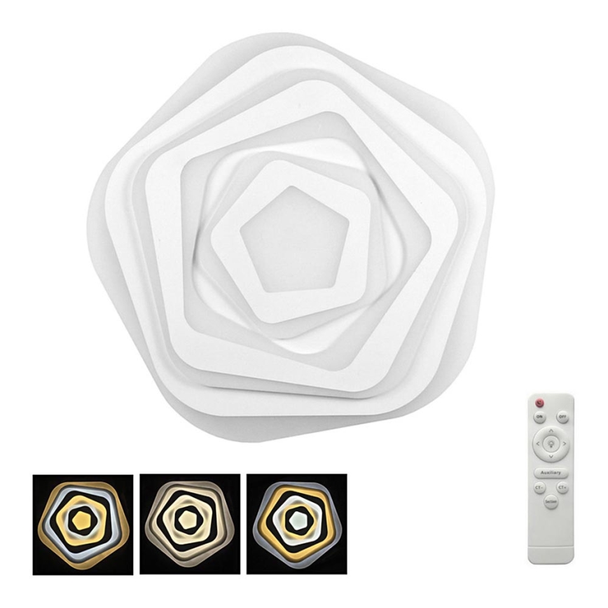 Стельовий LED світильник з регулюванням яскравості DRAGO LED/80W/230V 2700-6500K + дистанційне керування