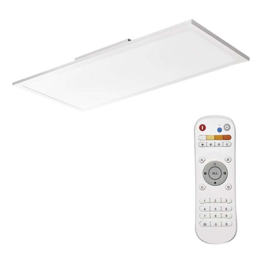 Стельовий LED світильник з регулюванням яскравості LED/25W/230V +дистанційне керування прямокутний