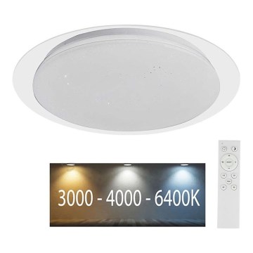 Стельовий LED світильник з регулюванням яскравості LED/40W/230V 3000K/4000K/6500K + ДК