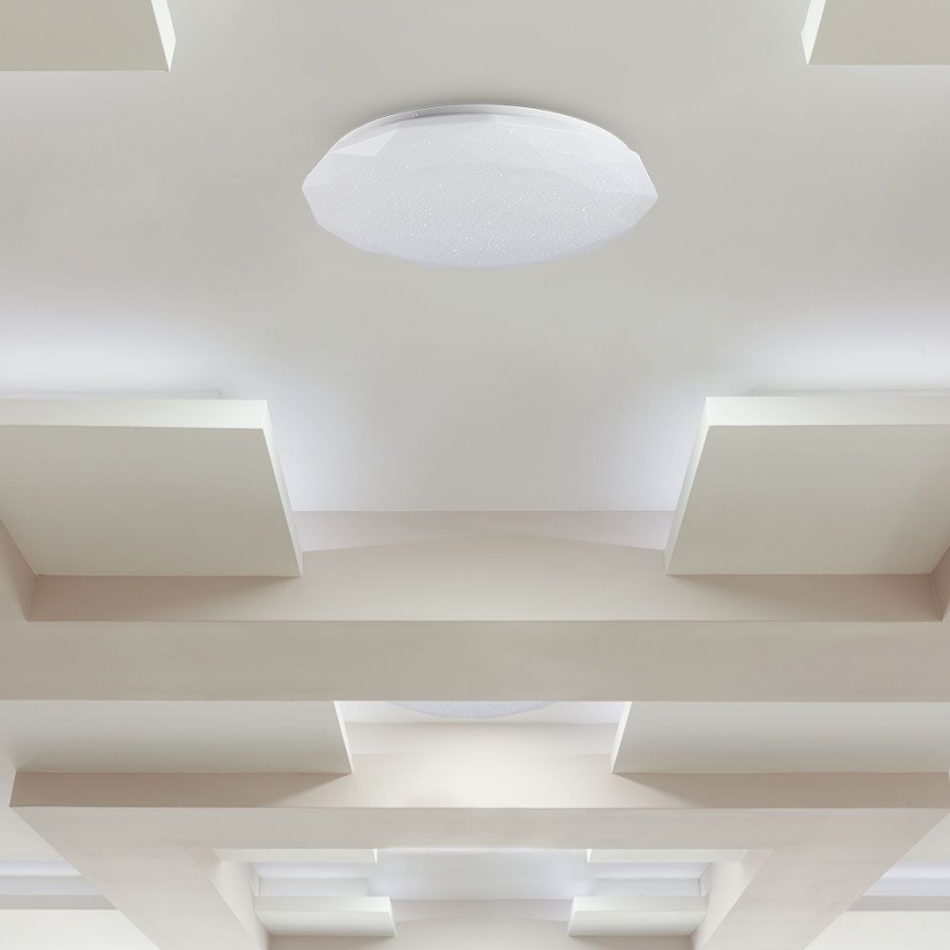 Стельовий LED світильник з регулюванням яскравості LED/40W/230V 3000K/4000K/6500K + ДК
